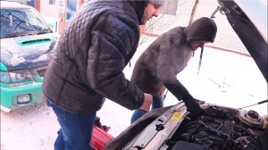 Отогреваю ВАЗ 2112 ! Она замерзла