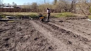 Мне было не до шуток , мотоблок Denzel pro 370...