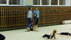 Открытый урок. Худ. гимнастика. Часть 1. 10.12.15