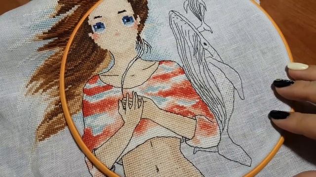 Вышить 2000 крестиков и 10 м. бэка до боя курантов / VLOG