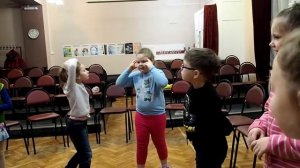 Актерский тренинг в студии. Упражнения.