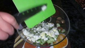 Салат с авокадо, огурцами и яйцами!!! Обалденный салат!!!