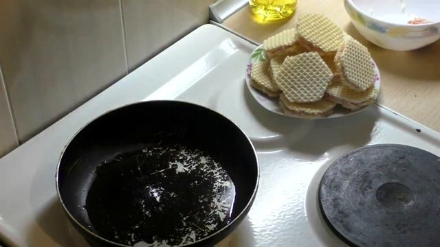 БРИЗОЛИ ИЗ ФАРША В ВАФЕЛЬНЫХ КОРЖАХ