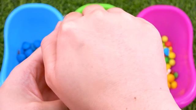 Satisfying Video | Rainbow Mixing Candy in 3 Magic BathTubes with M&M's & Cutting Slime ASMR смотреть онлайн