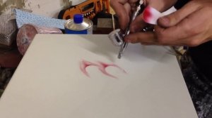 Аэрография, рисуем огонь