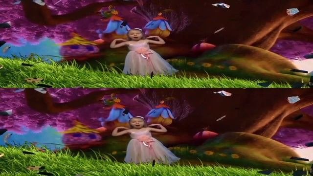 3D Вертикальная анаморфная стереопара  Вікуся в країні казок...  2013