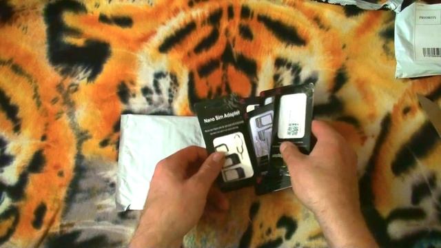 Адаптеры для sim карт и переходник Type-C. Распаковка. смотреть онлайн