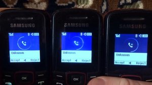 Samsung E1080 & E1080i & E1080W Incoming Calls