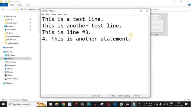 Python Program #65 - Append to a File in Python (File Handling)