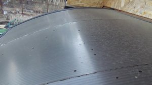48 Отзыв о пластиковом козырьке над дверью. Козырёк K1, 1200x950 мм приобретен в леруа