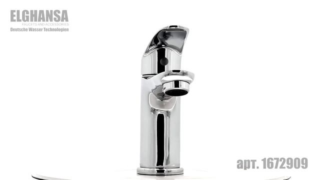 Однорычажный смеситель для умывальника ELGHANSA арт.1672909 из латуни, хром смотреть онлайн