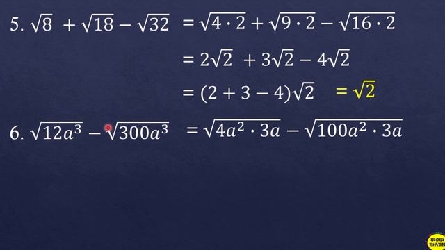 ADDITION AND SUBTRACTION OF RADICALS || GRADE 9 MATHEMATICS Q2 смотреть онлайн