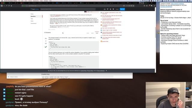 Docker multi-stage, Jekyll and GitLab CI – Network Programmability stream 43
