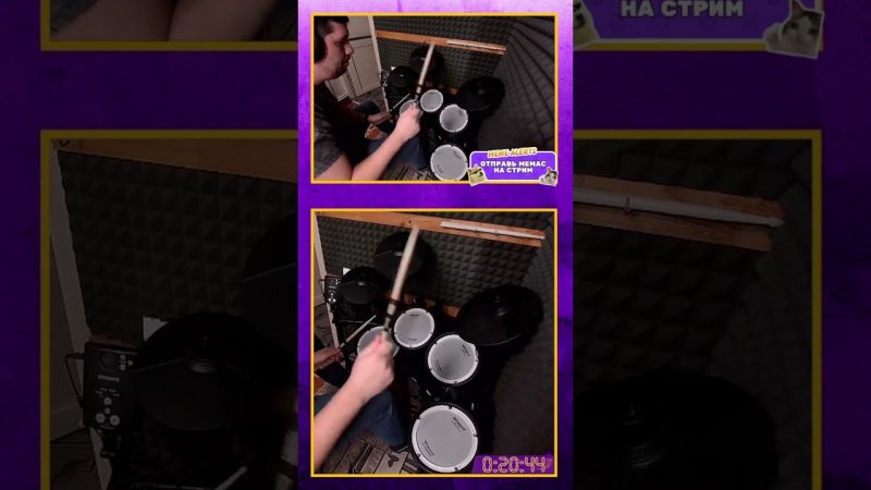 Радио Тапок белая лилия на барабанах  #рок #drumcover #барабаны #drums#music #shortvideo #radiotapok