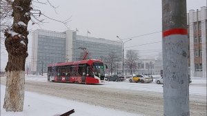 нарядный трамвай львёнок 5866 пермь