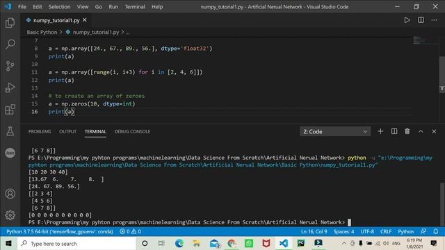 NumPy Tutorial for Data Science