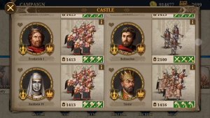 European war 7 Medieval подбор юнитов в отряд, стратегия набора