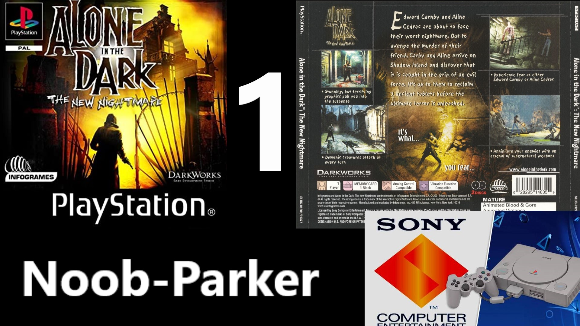 Alone in the Dark The New Nightmare PS1 полное прохождение часть 1