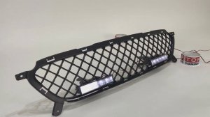 Решетка  с ходовыми огнями в бампер - Тюнинг Хендай Солярис 2010+