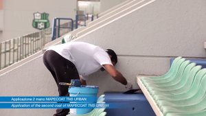Цветное акриловое покрытие для велосипедных и пешеходных дорожек Mapecoat TNS System
