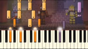 Look At me Now - TryHardNinja FNaF Minecraft (Piano cover)