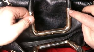 Ремонт сумок. Замена пластиковой ручки на кожаную.