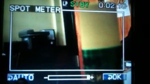 Sony Dcr-Hc15E spot focus & exposure test