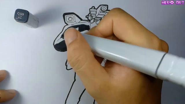 How To Draw Titan camera man and speaker man Vs Skibidi Toilet смотреть онлайн