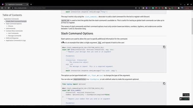 Slash Commands and Options | Discord Bot Tutorial Python Nextcord | Part 11