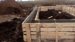 Строительство свайно-ростверковый фундамента 2я часть.