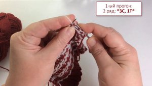 Узор "Гусиные лапки", ленивый жаккард (альтернативный способ). Houndstooth. Вязание спицами.