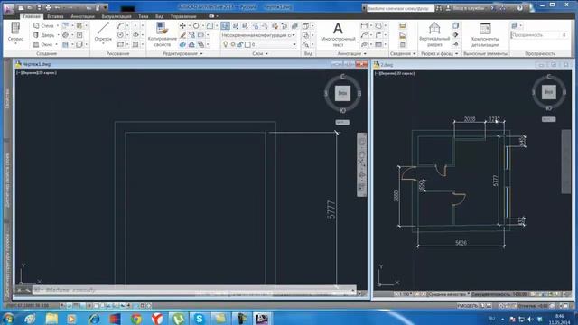 чертеж квартиры в AutoCad Architecture часть 1 смотреть онлайн