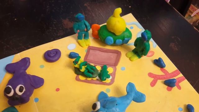 Поделки из пластилина - подводный мир смотреть онлайн