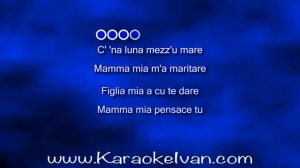 Lou Monte, Paolo Citorello - Luna Mezzo Mare KARAOKE