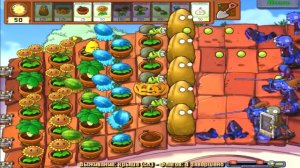 Plants vs Zombies ➤ Выживание 10: Крыша - сложно [Без комментариев]