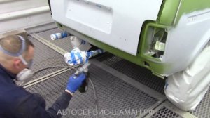 Покрываем Ниву Раптором. Обучающее видео для новичков. Как самостоятельно покрасить авто в Раптор