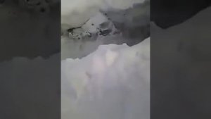 ПОЕЗД ЗАВАЛИЛО СНЕГОМ