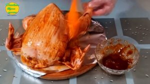 Курица терияки целиком с картофелем в духовке/#irinashparko