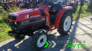 Обзор полноприводного минитрактор MITSUBISHI MT21D с гидроусилителем руля и реверсом PROGRESS AVTO