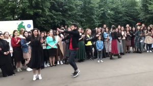 Чеченская Ловзар Лезгинка С Красавицами В Москве 2019 ALISHKA MURADIK ISLAM ASKER (Парк Горького)