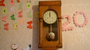 Новый год под бой курантов.Настенные часы ОЧЗ 1961 год