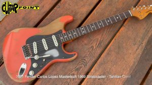 2021 Fender Carlos Lopez Masterbuilt 1969 Stratocaster - Tahitian Coral | GuitarPoint