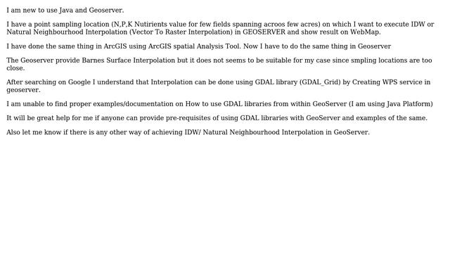 GIS: Interpolation in Geoserver смотреть онлайн