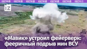 «Вот это я ***!»: скопление мин ВСУ феерично подрывается от сброса с «Мавика»