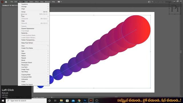 Blend Tool in Illustrator_How to use Blend Tool_Pixmo Creatives смотреть онлайн