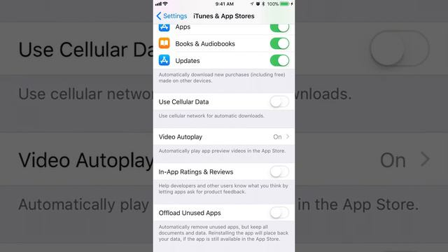 How to disable Auto Playing App Store Videos iPhone iOS 11