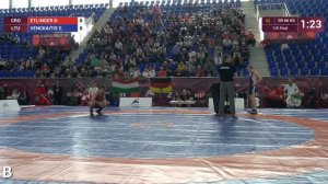 1/8 GR - 66 kg: D. ETLINGER (CRO) df. E. VENCKAITIS (LTU) by TF, 8-0