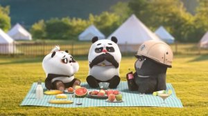 【Bamboo Panda❤️】what's the color of ur fart | Chinese Short Animation | 熊猫班卜 #shorts #funny #panda