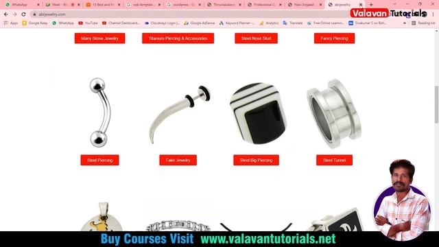 Google meet WordPress Web Design Course Day 1 ? Valavan Tutorials