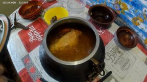 гороховый суп в авганском казане